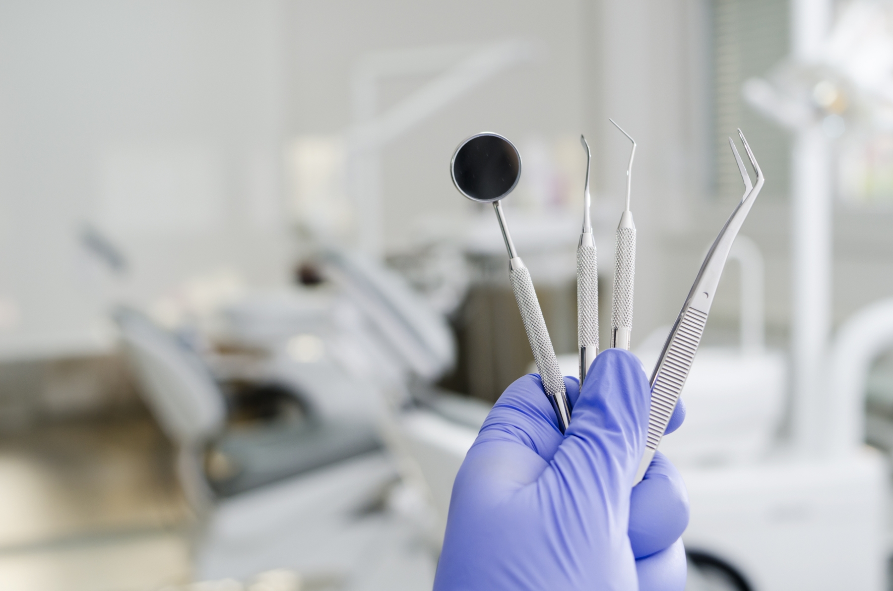 close up of dental tools used at hall dental group in cookeville tn