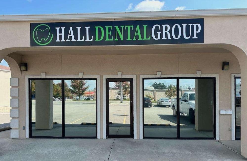exterior of hall dental group | dentist near me