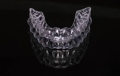 close up of plastic aligner | clear aligner therapy cookeville tn
