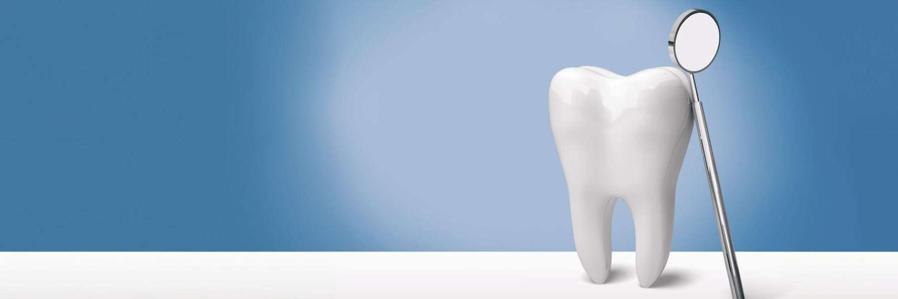 cartoon tooth with dental tool | dentist cookeville tn