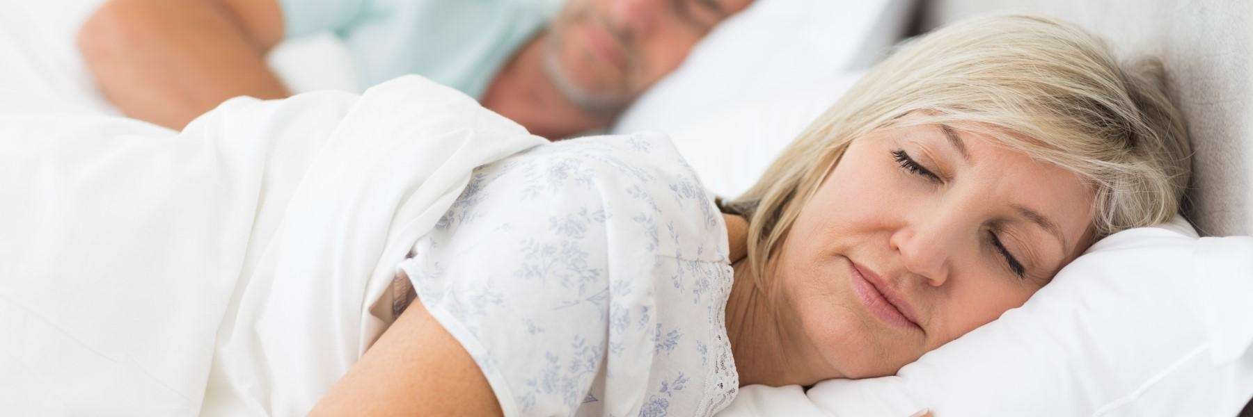 woman sleeping in bed | sleep apnea treatment cookeville tn