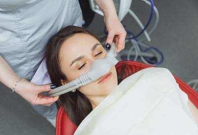 patient getting sedation dentistry | sedation dentistry cookeville tn